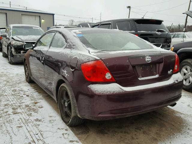 JTKDE177X50032479 - 2005 TOYOTA SCION TC 勃艮第红 照片 3