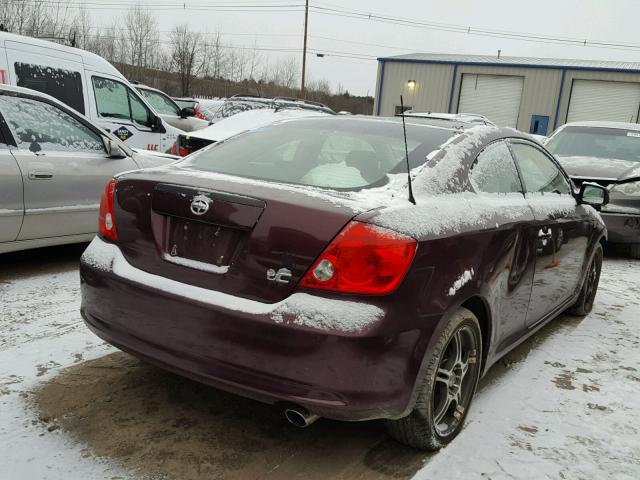 JTKDE177X50032479 - 2005 TOYOTA SCION TC 勃艮第红 照片 4