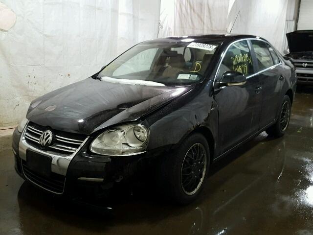 3VWEF71K97M136676 - 2007 VOLKSWAGEN JETTA WOLF BLACK photo 2