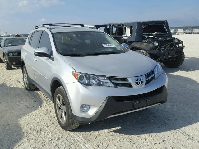 2T3WFREV4FW141367 - 2015 TOYOTA RAV4 XLE SILVER photo 1