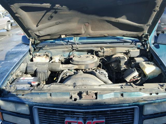 1GKEC13K3SJ754978 - 1995 GMC YUKON GREEN photo 7