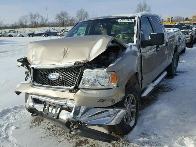 1FTPW14V18FA72018 - 2008 FORD F150 SUPER GOLD photo 2