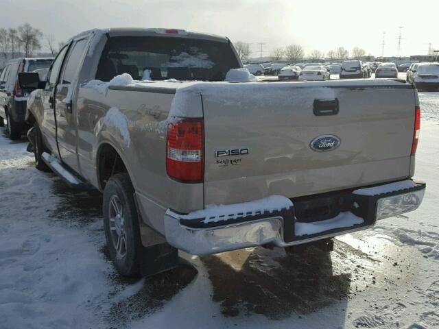 1FTPW14V18FA72018 - 2008 FORD F150 SUPER GOLD photo 3