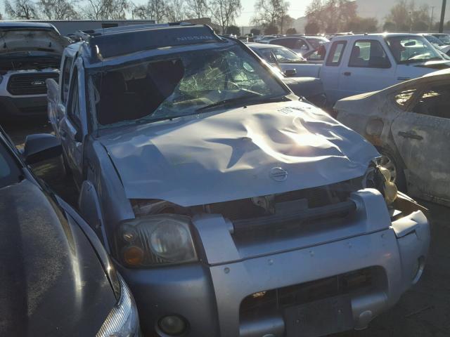 1N6MD29YX4C418190 - 2004 NISSAN FRONTIER C SILVER photo 1