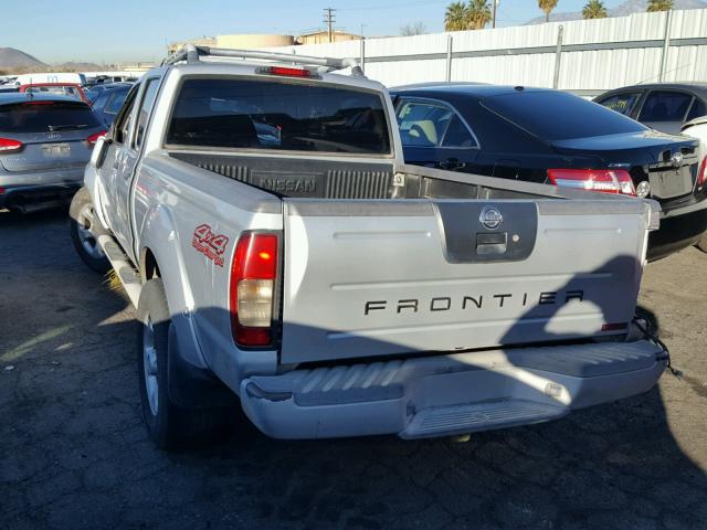 1N6MD29YX4C418190 - 2004 NISSAN FRONTIER C SILVER photo 3