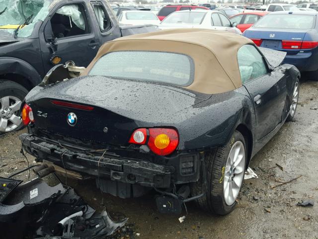 4USBT33493LS41679 - 2003 BMW Z4 2.5 BLACK photo 4