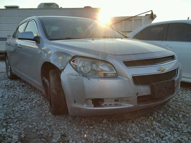 1G1ZH57B68F286314 - 2008 CHEVROLET MALIBU 1LT SILVER photo 1