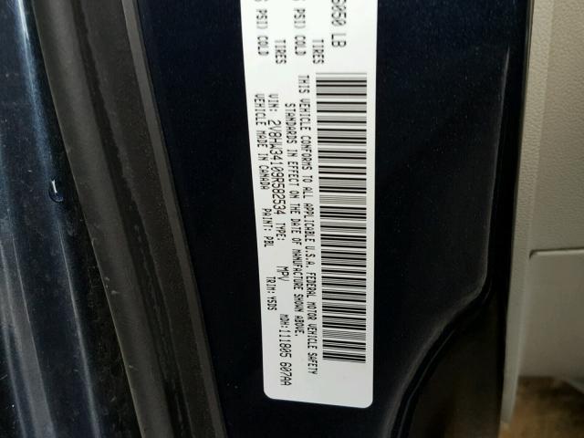 2V8HW34109R582534 - 2009 VOLKSWAGEN ROUTAN SE BLUE photo 10