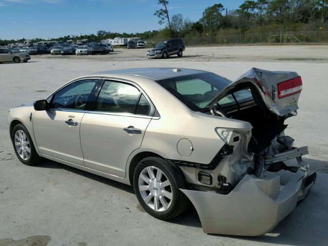 3LNHL2GC0AR754650 - 2010 LINCOLN MKZ GRAY photo 3