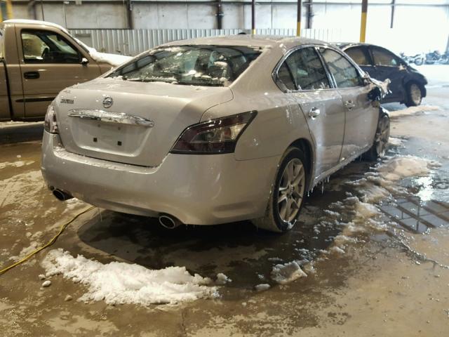 1N4AA5APXDC835916 - 2013 NISSAN MAXIMA S SILVER photo 4