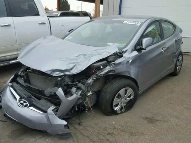 5NPDH4AE2GH753327 - 2016 HYUNDAI ELANTRA SE GRAY photo 2