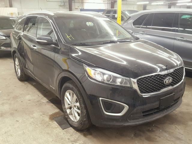 5XYPGDA57HG332194 - 2017 KIA SORENTO LX BLACK photo 1