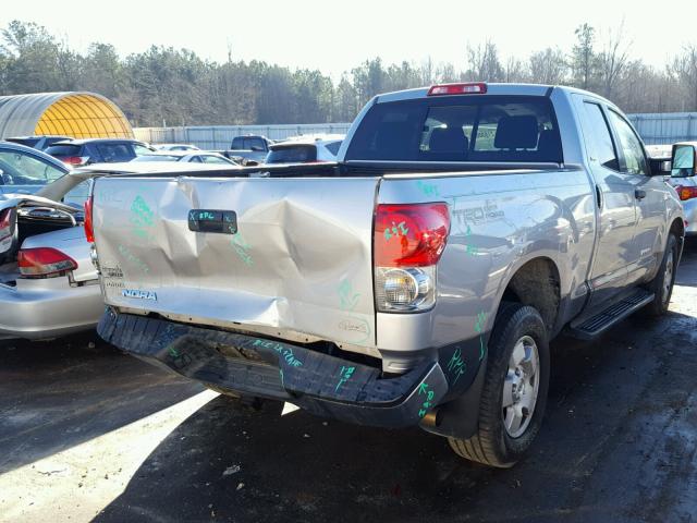 5TFBV54198X043457 - 2008 TOYOTA TUNDRA DOU SILVER photo 4