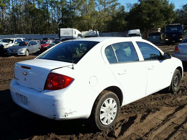 1G1AT58H097109588 - 2009 CHEVROLET COBALT LT WHITE photo 4