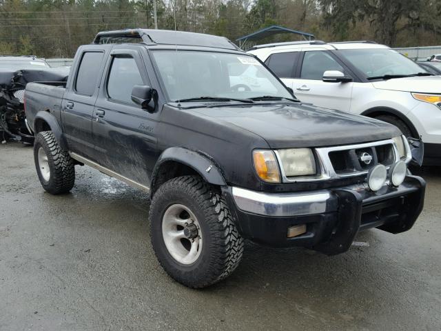 1N6ED27Y6YC319024 - 2000 NISSAN FRONTIER C BLACK photo 1