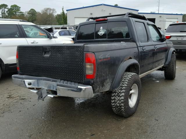 1N6ED27Y6YC319024 - 2000 NISSAN FRONTIER C BLACK photo 4