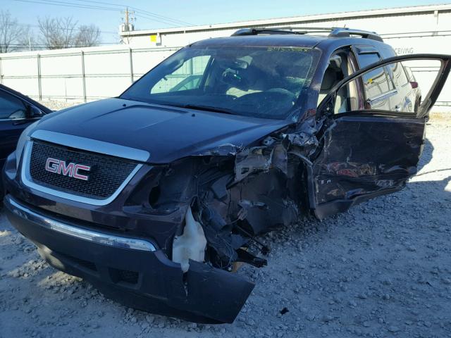 1GKER23768J221368 - 2008 GMC ACADIA SLT ბურგუნდია ფოტო 2