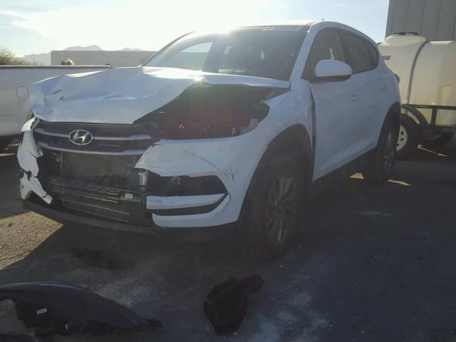 KM8J23A43HU551315 - 2017 HYUNDAI TUCSON SE WHITE photo 2