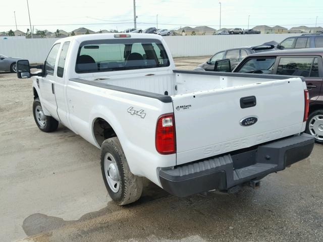 1FTSX2BR7AEA33139 - 2010 FORD F250 SUPER WHITE photo 3