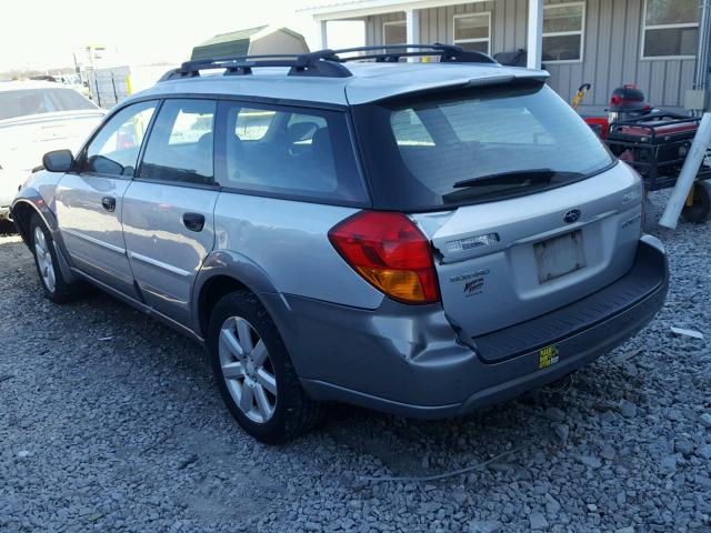 4S4BP61C967321501 - 2006 SUBARU LEGACY OUT SILVER photo 3