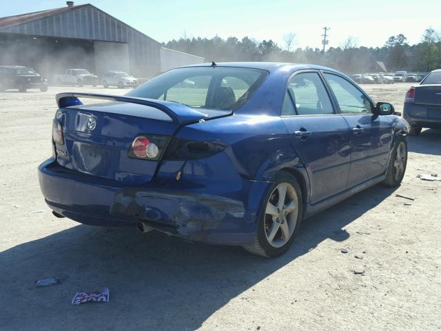 1YVHP80C165M05278 - 2006 MAZDA 6 I BLUE photo 4