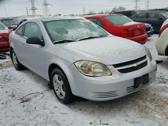 1G1AK18F087156127 - 2008 CHEVROLET COBALT LS SILVER photo 1