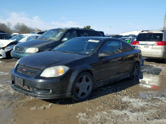 1G1AP11P067677687 - 2006 CHEVROLET COBALT SS BLACK photo 2