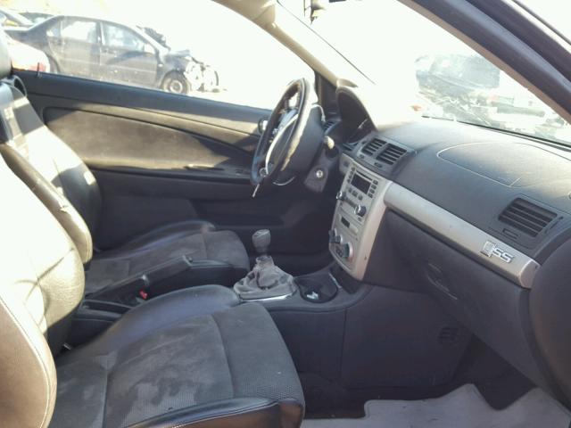 1G1AP11P067677687 - 2006 CHEVROLET COBALT SS BLACK photo 5