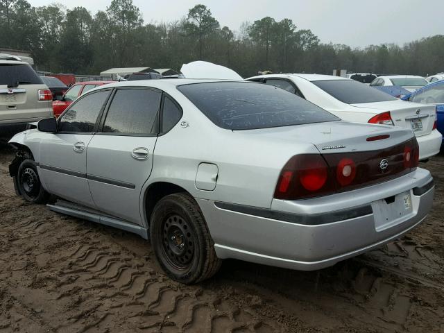 2G1WF55E0Y9326367 - 2000 CHEVROLET IMPALA SILVER photo 3