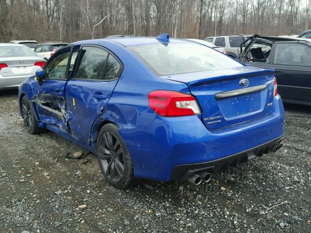 JF1VA1J69H9825303 - 2017 SUBARU WRX LIMITE BLUE photo 3