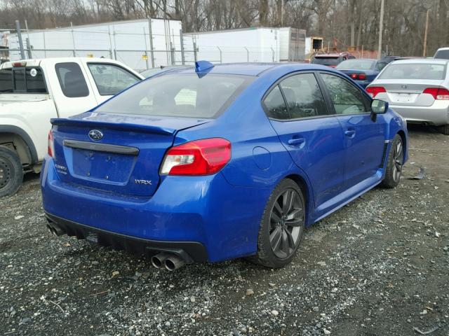 JF1VA1J69H9825303 - 2017 SUBARU WRX LIMITE BLUE photo 4