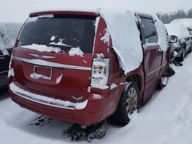 2C7WC1BG5GR254145 - 2016 CHRYSLER TOWN & COU RED photo 4