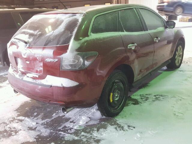 JM3ER29L570102092 - 2007 MAZDA CX-7 RED photo 4