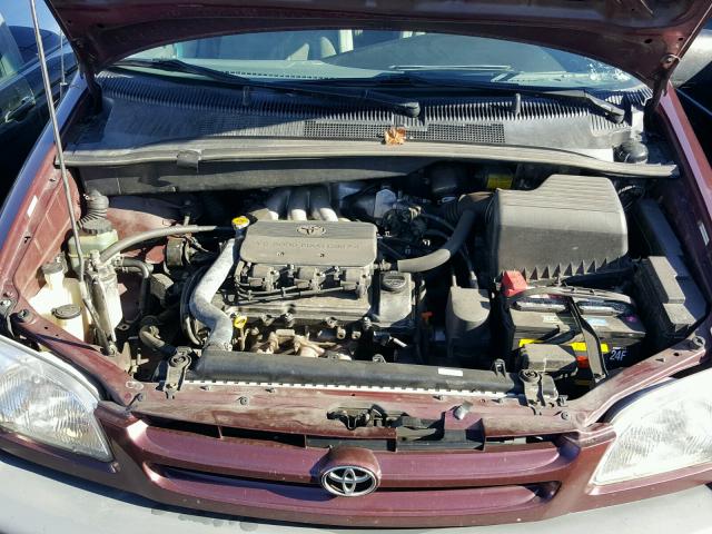 4T3ZF13C5XU092181 - 1999 TOYOTA SIENNA LE BURGUNDY photo 7