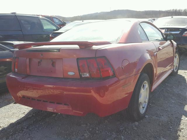 1FAFP40462F114946 - 2002 FORD MUSTANG RED photo 4