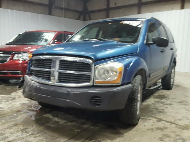 1D4HB38NX5F608937 - 2005 DODGE DURANGO ST BLUE photo 2