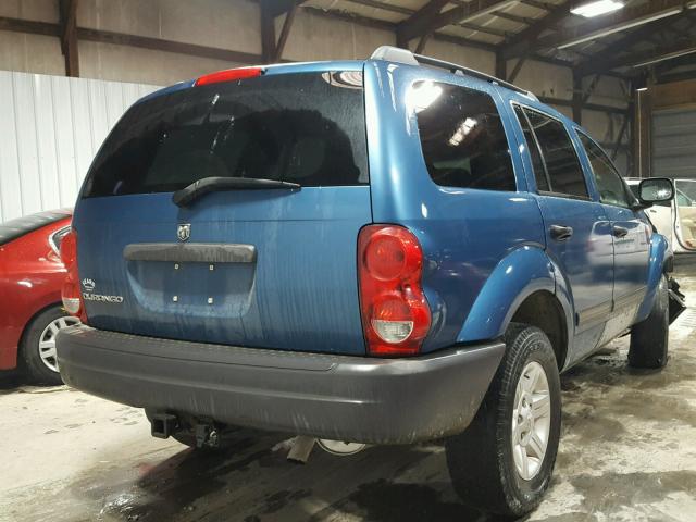 1D4HB38NX5F608937 - 2005 DODGE DURANGO ST BLUE photo 4