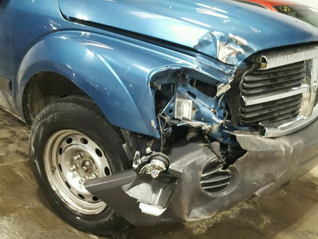 1D4HB38NX5F608937 - 2005 DODGE DURANGO ST BLUE photo 9