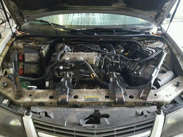 2G1WF52E929328274 - 2002 CHEVROLET IMPALA SILVER photo 7