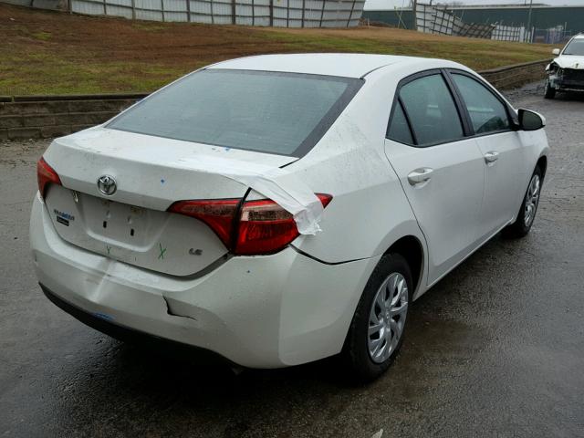 5YFBURHE4HP600720 - 2017 TOYOTA COROLLA L WHITE photo 4