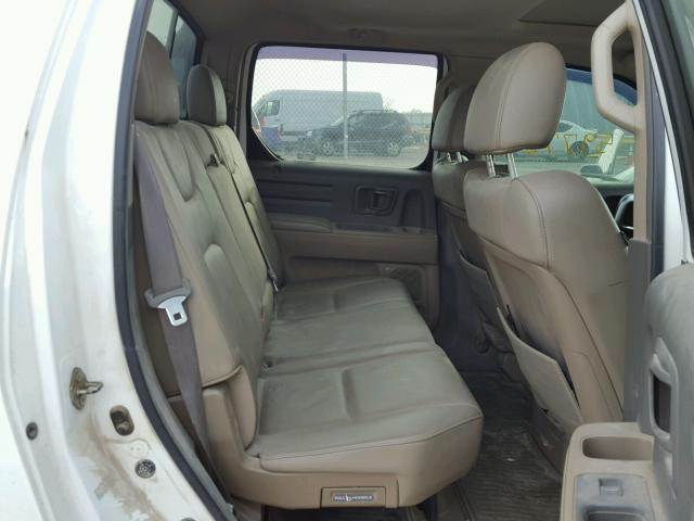 2HJYK16547H527949 - 2007 HONDA RIDGELINE WHITE photo 9