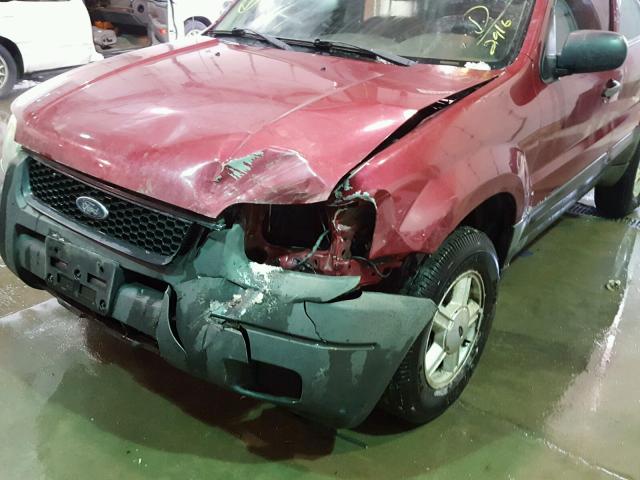 1FMYU92174KA42916 - 2004 FORD ESCAPE XLS MAROON photo 9