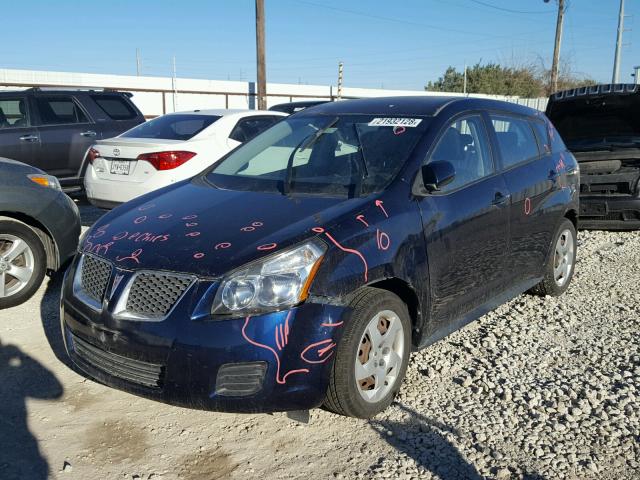 5Y2SP67849Z471502 - 2009 PONTIAC VIBE BLUE photo 2