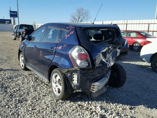 5Y2SP67849Z471502 - 2009 PONTIAC VIBE BLUE photo 3