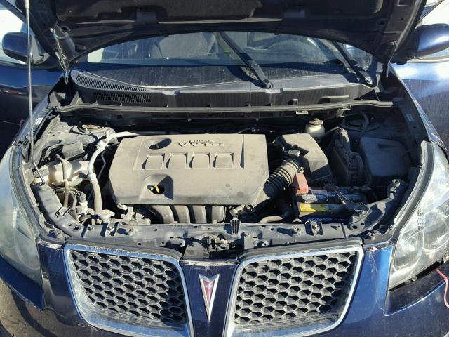 5Y2SP67849Z471502 - 2009 PONTIAC VIBE BLUE photo 7