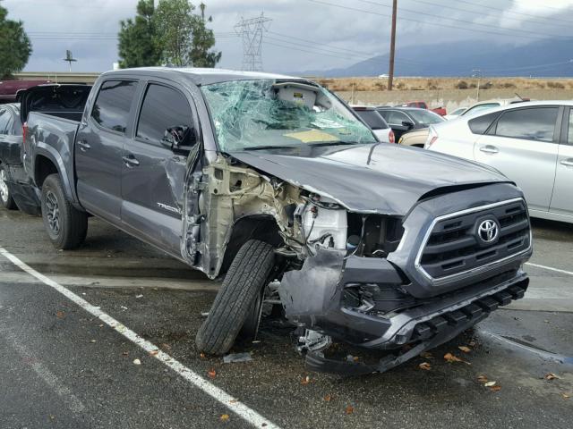 5TFAZ5CN1HX048799 - 2017 TOYOTA TACOMA DOU GRAY photo 1