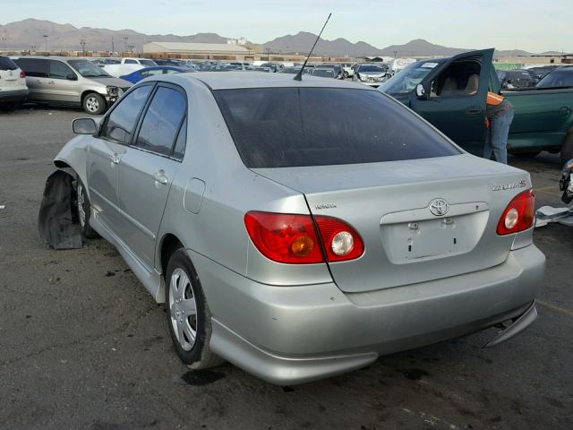 1NXBR32E03Z094155 - 2003 TOYOTA COROLLA CE SILVER photo 3