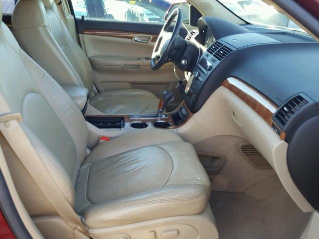 5GZER23788J266600 - 2008 SATURN OUTLOOK XR ბურგუნდია ფოტო 5