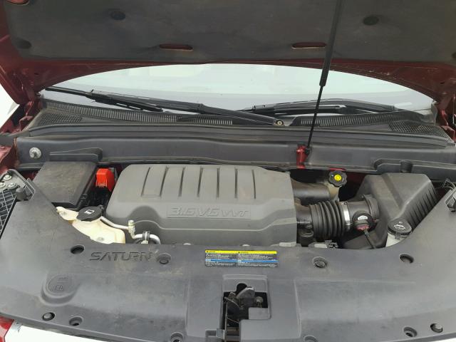 5GZER23788J266600 - 2008 SATURN OUTLOOK XR ბურგუნდია ფოტო 7