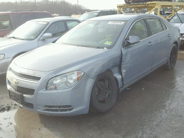 1G1ZH57B094108296 - 2009 CHEVROLET MALIBU 1LT BLUE photo 9